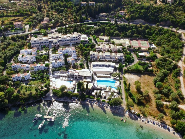 Lefkada-sziget utazás Porto Galini Hotel 