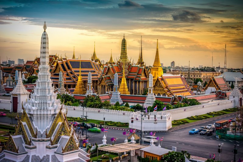 Phuketen Szilveszter Thaiföldön, Bangkok-i városnézés,