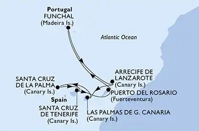 Kanári-szigetek A-Z-ig csoportos hajóút Tenerife
