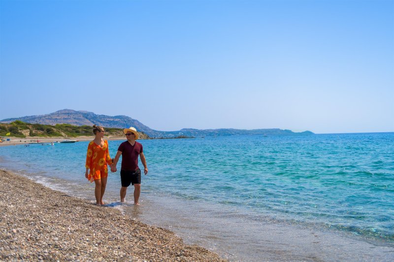 Rodosz Lardos utazás Stafilia Beach
