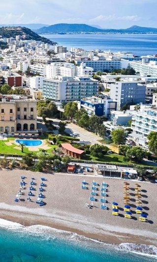 Rodosz Rhodes utazás Aquamare City Beach