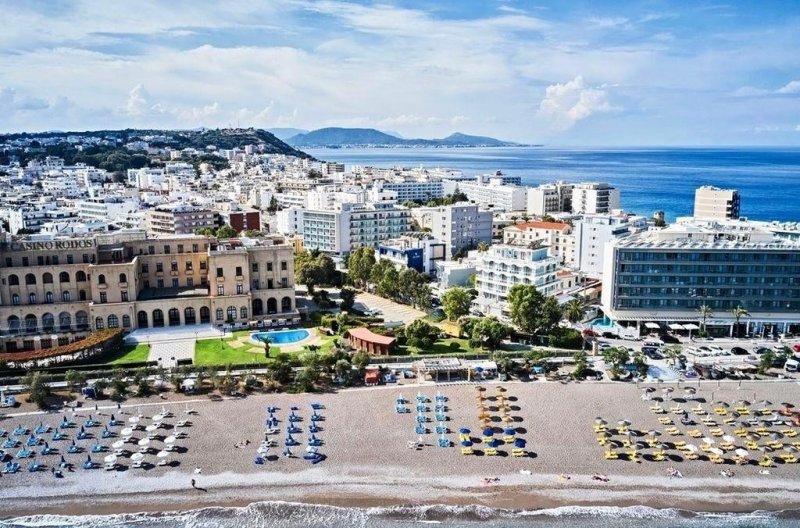 Rodosz Rhodes utazás Aquamare City Beach