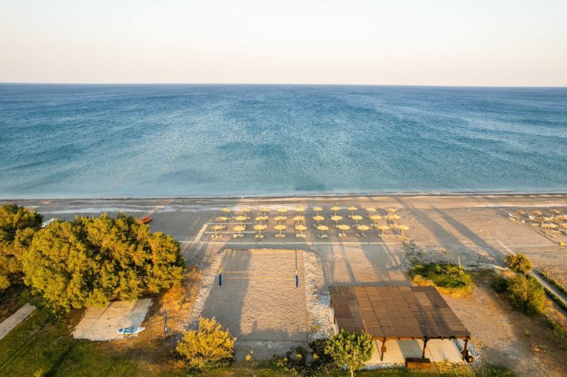 Rodosz Kolymbia utazás Levante Beach