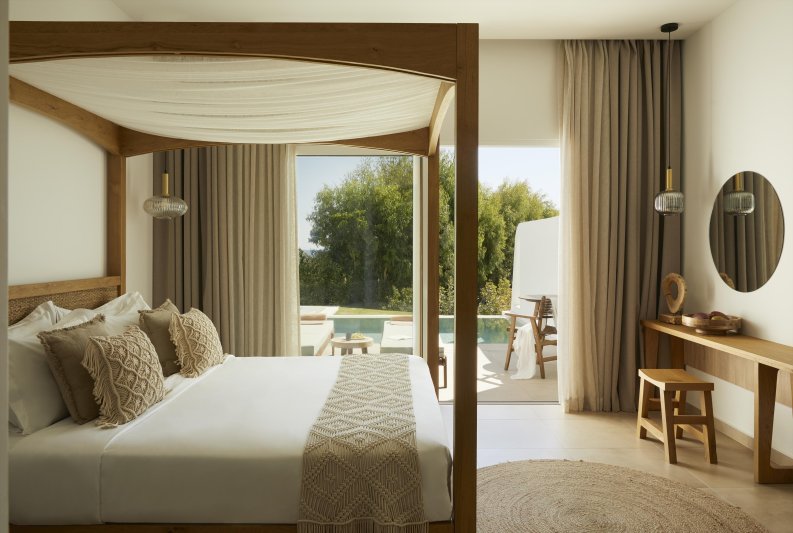 Superior kétágyas szoba saját medencével