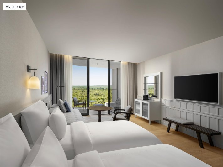 Deluxe szoba, kilátással a kertre