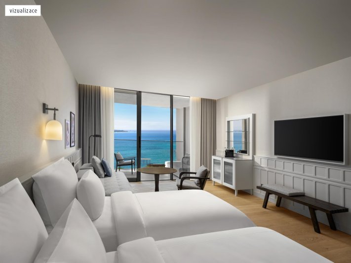 Deluxe szoba medencés kilátással