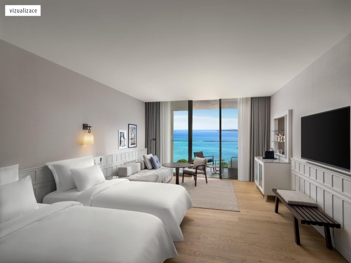 Deluxe szoba, kilátással a tengerre