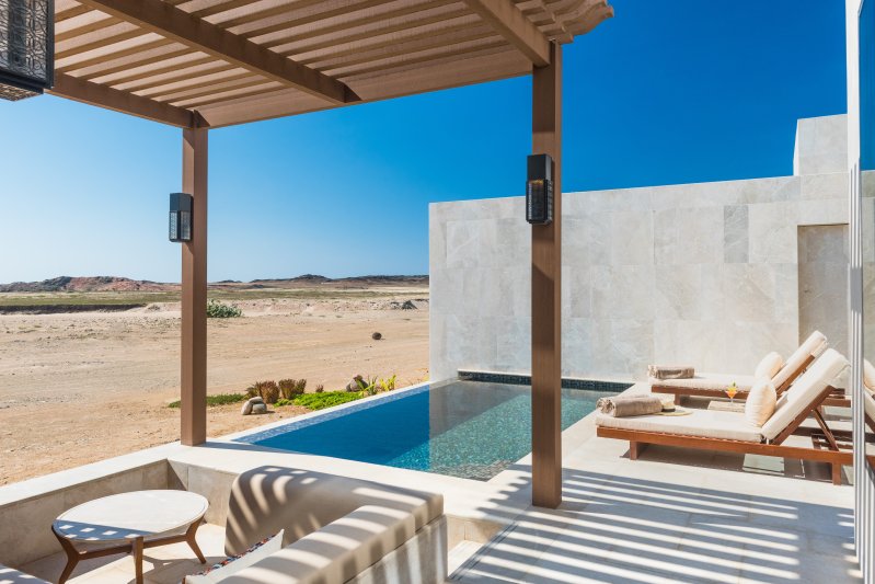 Alila Hinu Bay Oman Szalála