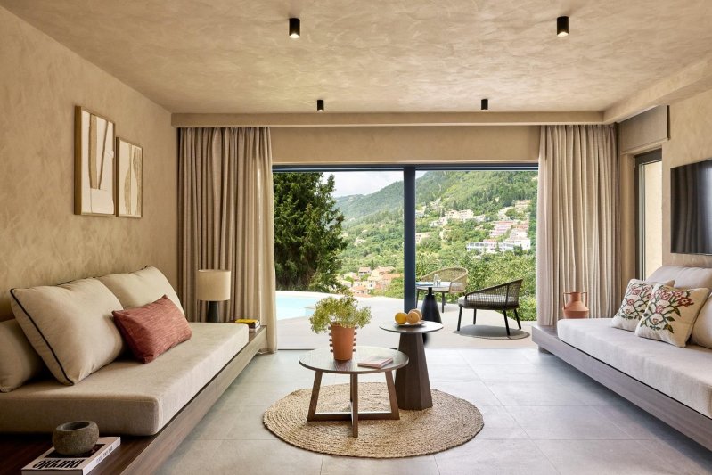 Egy hálószobás villa saját medencével