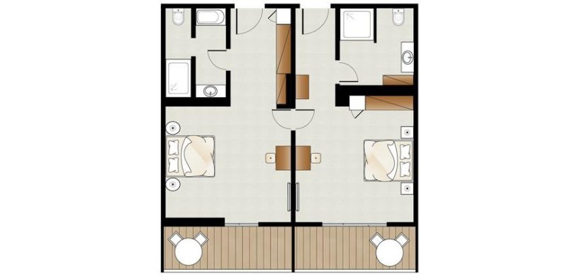 Családi lakosztály - Alaprajz