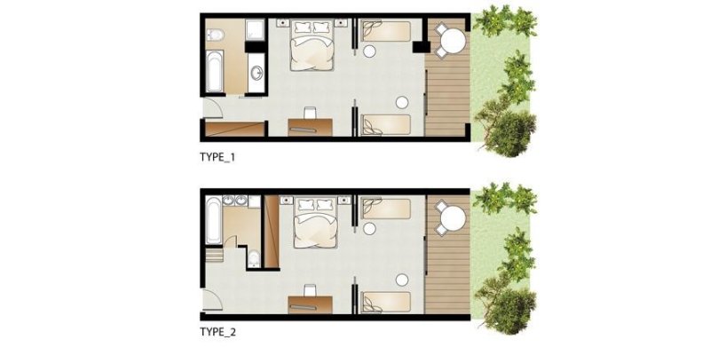 Superior családi szoba - Alaprajz