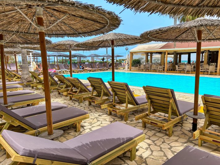 Korfu utazás Angela Beach