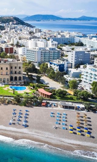 Rodosz Rhodes utazás Aquamare City Beach