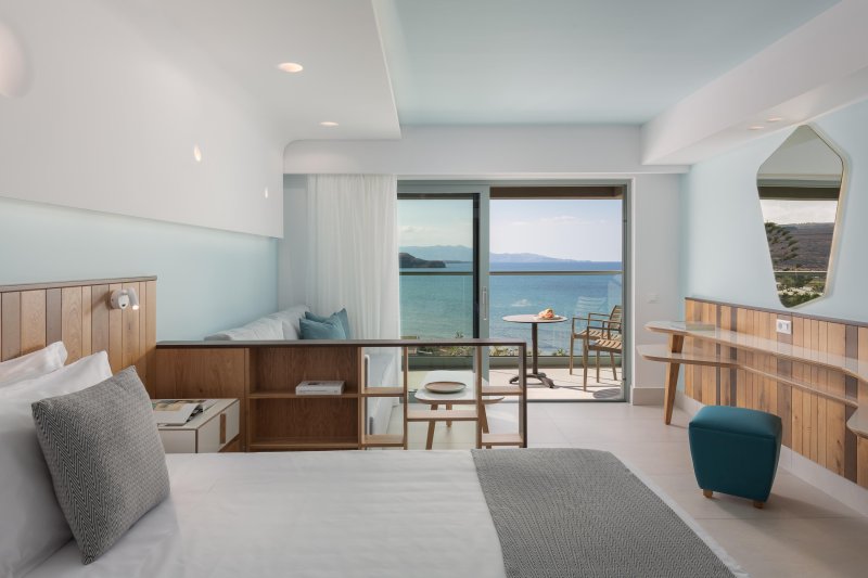 Kétágyas szoba tengerre néző kilátással, főépület