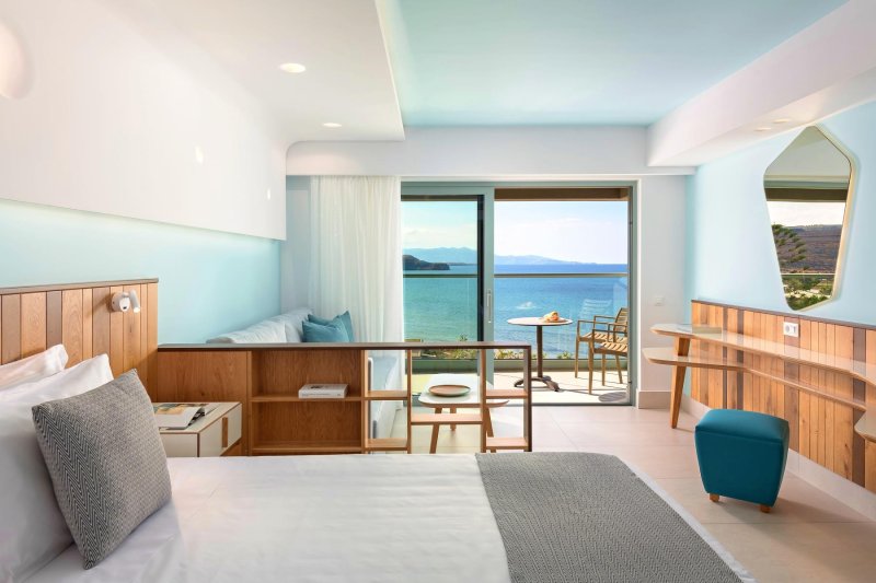 Családi szoba tengerre néző kilátással