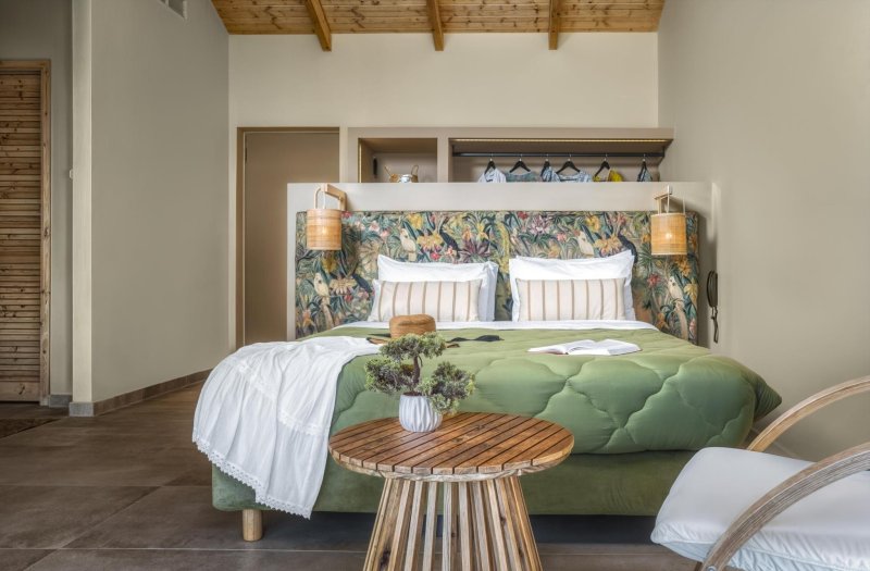 Kétágyas szoba, privát medence