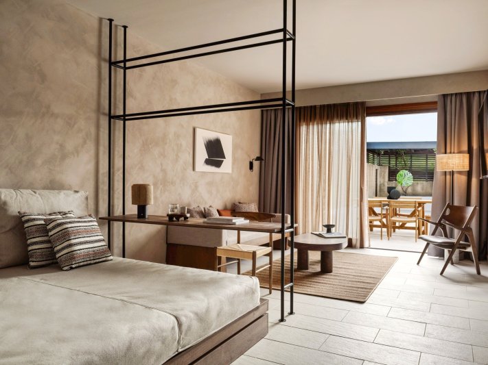 Trópusi pavilon, 1 hálószobával, lakosztály, saját medencével