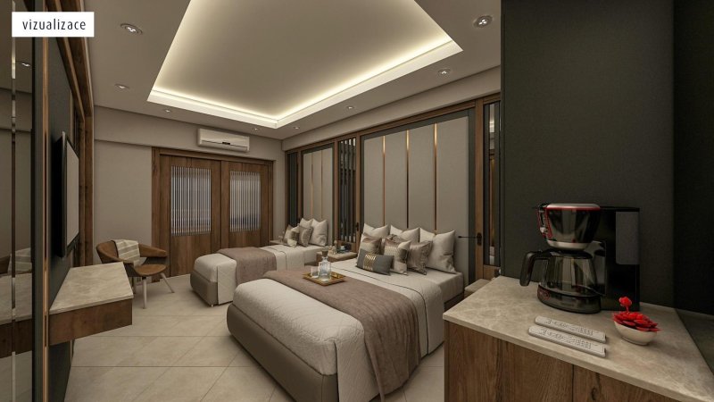 Komfort családi szoba tengerre néző kilátással