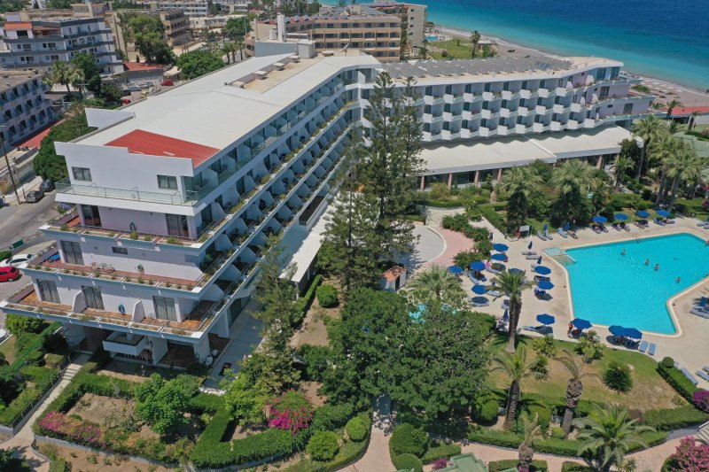 Rodosz Ialyssos utazás D Andrea Mare Beach