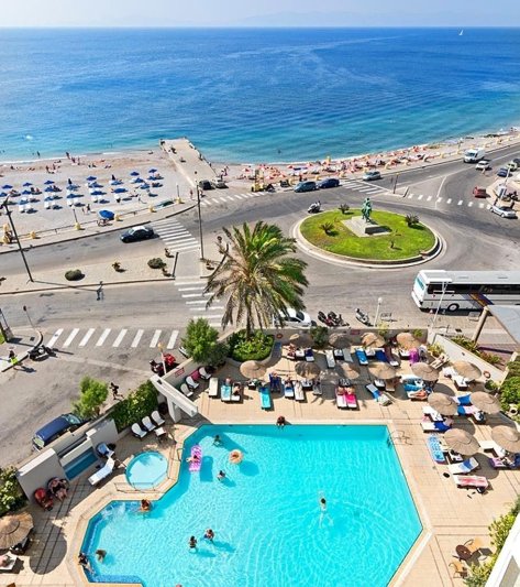 Blue Sky Beach Rodosz Rhodes