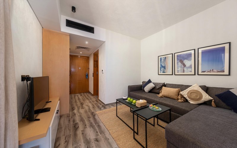 Junior lakosztály kilátással a lagúnára