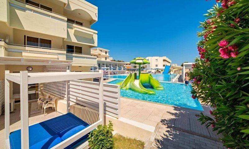 Rodosz Kolymbia utazás Delfinia Resort