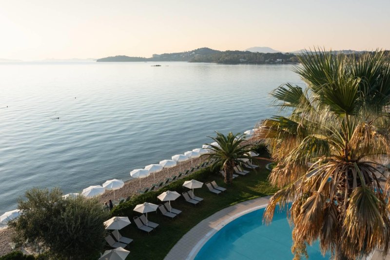 Korfu Dassia utazás Elea Beach