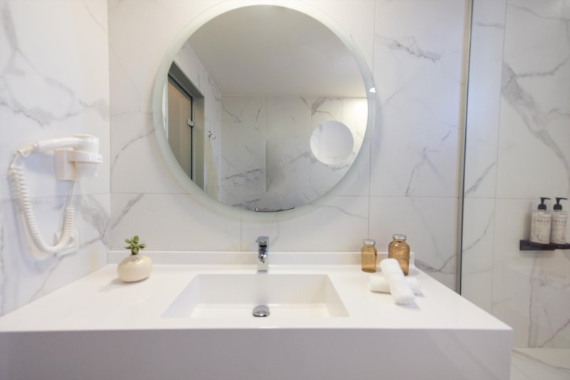 Superior kétágyas szoba kertre néző kilátással - fürdőszoba