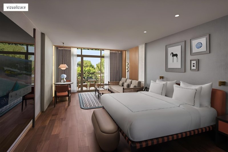 Superior szoba kétszemélyes ággyal