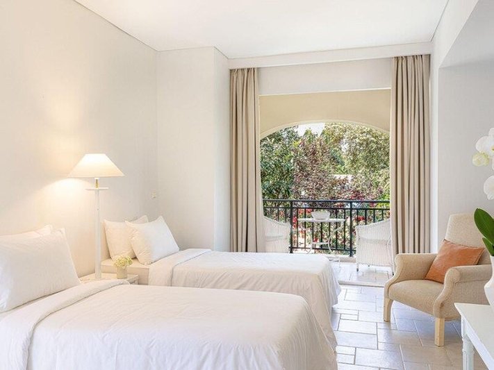 Deluxe lakosztály bungalóban, kertre néző kilátással