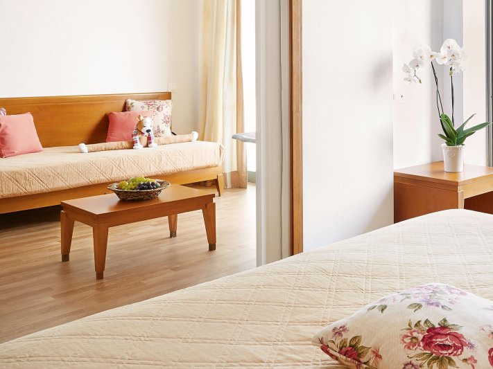 Családi szoba kilátással a vidékre