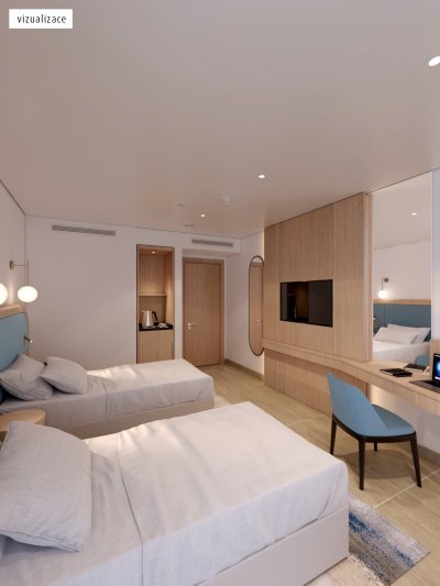 Prémium családi szoba medencére néző kilátással