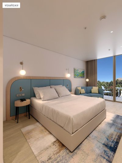 Prémium szoba kertre néző kilátással