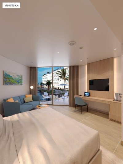 Prémium szoba - közvetlen medencekapcsolattal