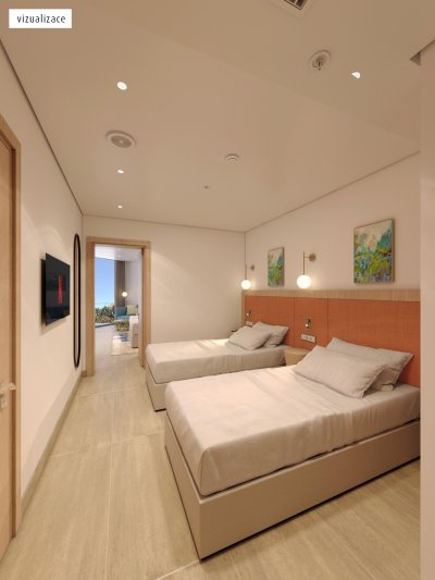 Prémium családi szoba kertre néző kilátással