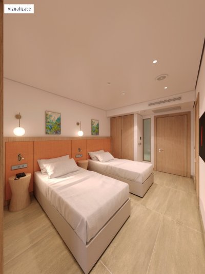 Prémium családi szoba kertre néző kilátással