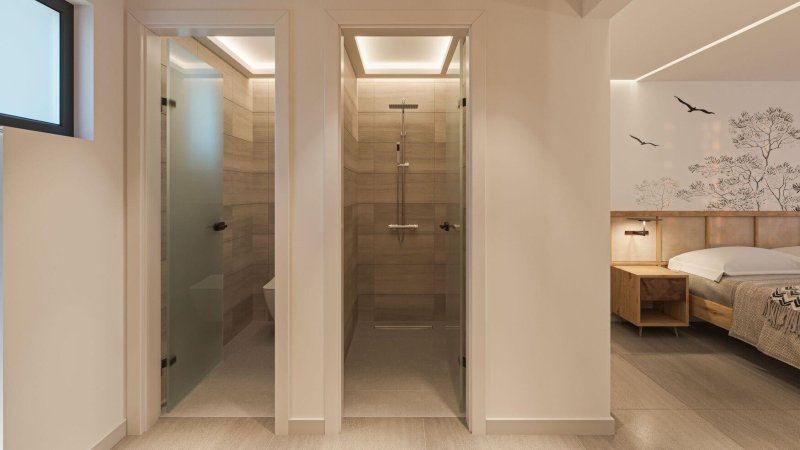 Bungaló, kilátással a tengerre