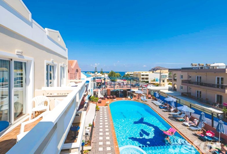 Kréta Agia Marina utazás Ilios Mare Hotel
