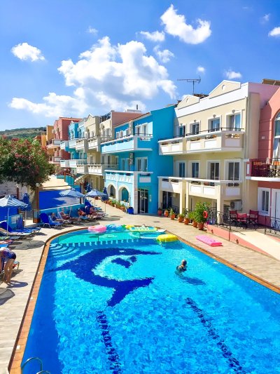 Kréta Agia Marina utazás Ilios Mare Hotel