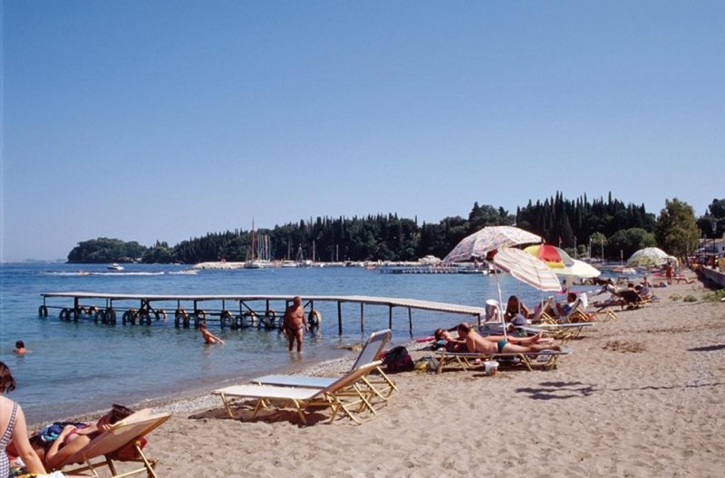 Korfu utazás Ipsos Beach