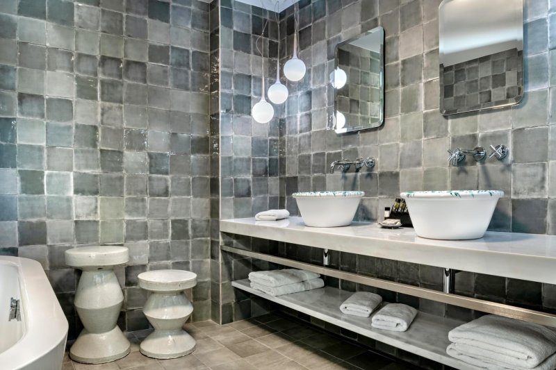 Deluxe családi bungaló - kertre néző lakosztály - fürdőszoba