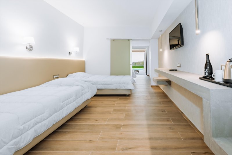 Deluxe családi szoba közös medence