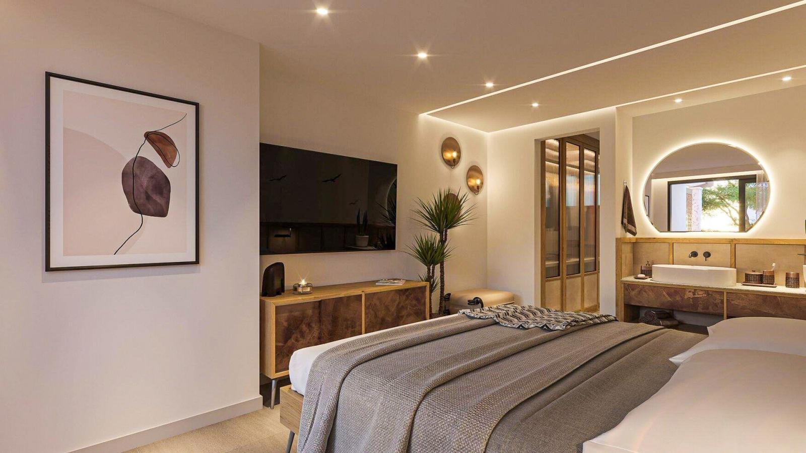 Családi bungaló, kilátással a kertre