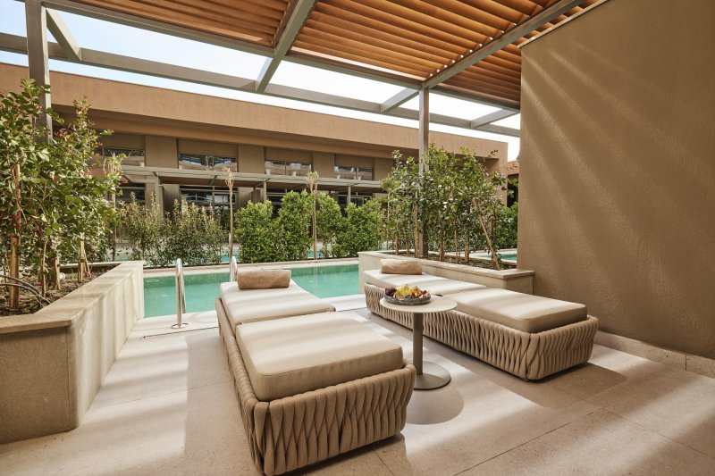 Lakosztály, kilátással a lagúnára