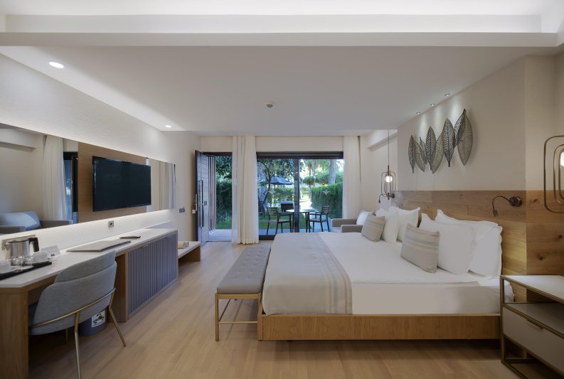 Deluxe kétágyas szoba saját kerttel