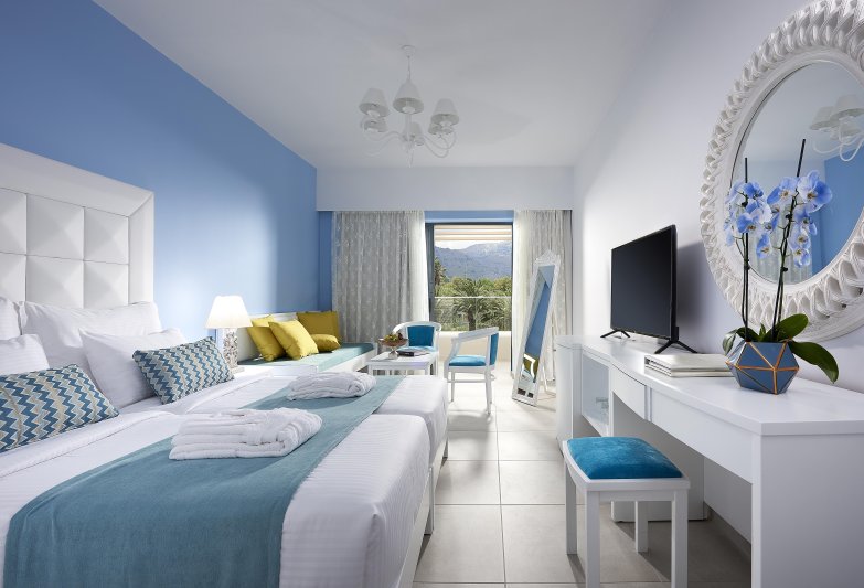 Deluxe szoba kétszemélyes ággyal - kilátással a kertre