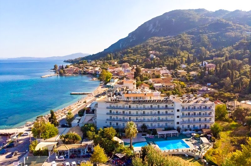 Korfu utazás Potamaki Beach 