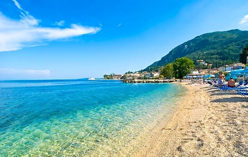 Korfu utazás Potamaki Beach 