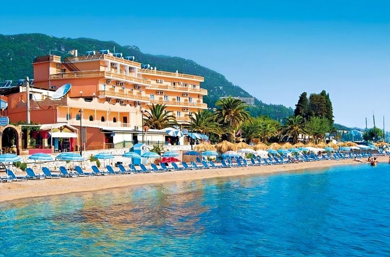 Korfu utazás Potamaki Beach 