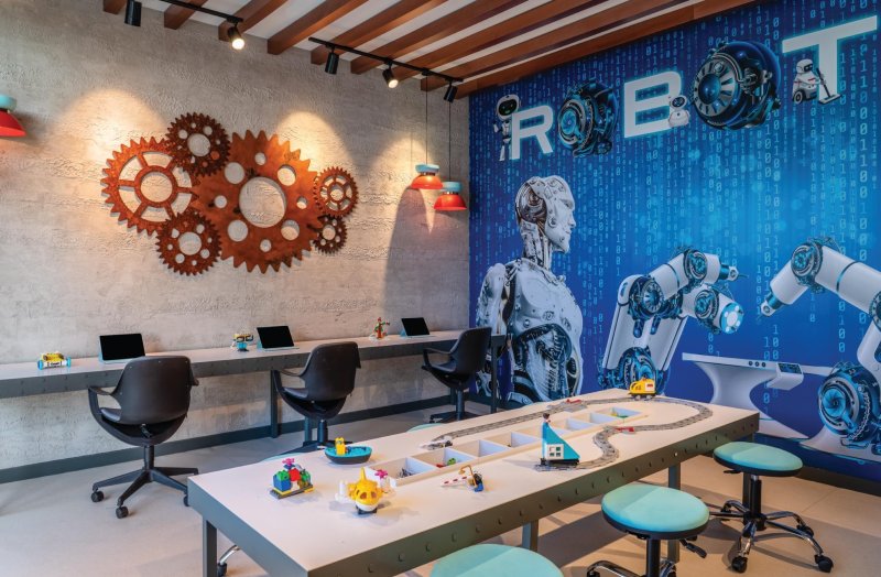 Szoba robotokkal